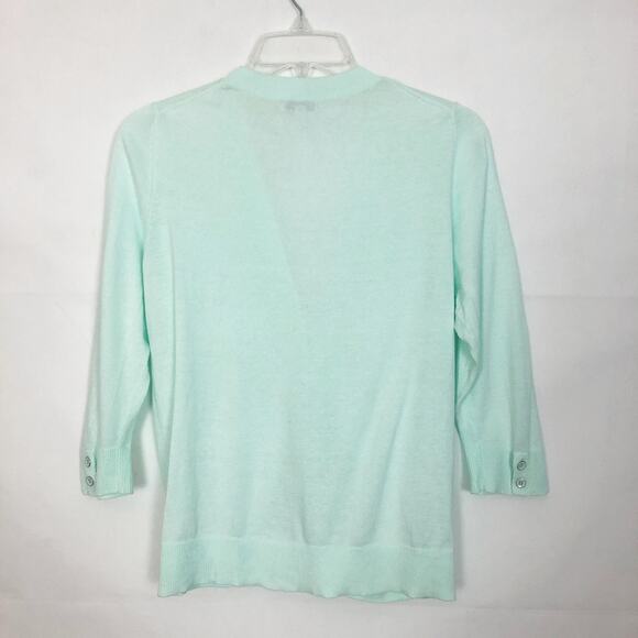 Gap Button Down 3/4 Sleeve Cardigan Size M - Picture 7 of 12